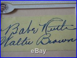 2017 Topps Definitive Collection Babe Ruth 1/1 Cut Signatures Auto NY YANKEES