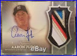 2017 Topps Dynasty Aaron Judge Rookie 5 Color Patch Auto 03/10