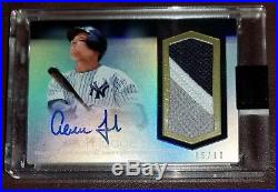 2018 Topps Dynasty AARON JUDGE 5/10 3-color Patch Auto YANKEES