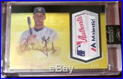 2018 Topps Dynasty AARON JUDGE True 1/1 Majestic Patch Auto YANKEES