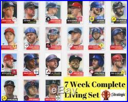 2018 Topps Living Set Card 1 21 ALL 7 Weeks to Date Judge Acuna Panik Ohtani