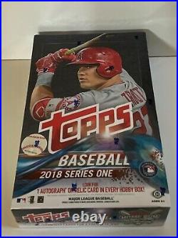 2018 Topps Series 1 MLB Baseball Hobby Box Factory Sealed 36 Packs