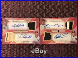 2018 Triple Threads Deca Booklet Auto Patch Rivera Henderson Jeter 1/1 Yankees