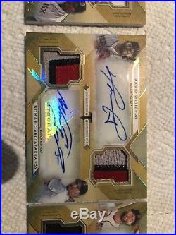2018 Triple Threads Deca Booklet! Boston Red Sox! WS Champs! 3/5! Sick Patches