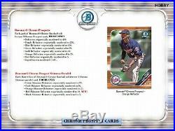 2019 Bowman Chrome Baseball Cards Mini Hobby Box (1 Auto) In stock