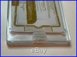 2019 Flawless Collection Joe Dimaggio Game Used Bat Relic Cut Auto #1/5! Yankees