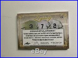2019 Leaf In The Game Used Babe Ruth / Mickey Mantle / Jeter LEGACY Relic 4/4