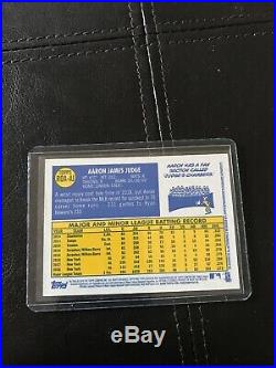 2019 Topps Heritage Aaron Judge Special Real One RED Autograph Auto On Card