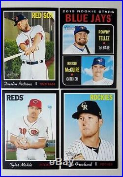 2019 Topps Heritage Lot Of Over 1400 Cards Sp French Black Purple Action Chrome