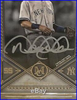 2019 Topps Museum Collection Derek Jeter Silver Frame Silver Ink 07/15 Auto