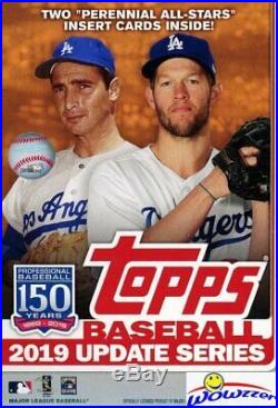 2019 Topps UPDATE Baseball EXCLUSIVE Hanger CASE-8 Factory Sealed Boxes-536 Card