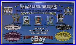 2019 Vintage Cards Treasures 1952 Topps Mantle Rookie Chase Box Baseball Packs