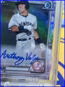 2020 1st Bowman Chrome Anthony Volpe Auto Refractor /499 PSA 10 Low Pop Yankees