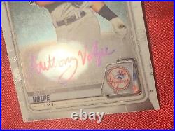 2020 1st Bowman Chrome Anthony Volpe Auto Rookie Card RC NY Yankees Mint HOT