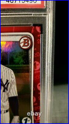 2020 Bowman 1st Edition Jasson Dominguez Red Foil 2/5 (Huge Investment Opp!)