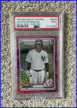 2020 Bowman Chrome 1st # Rainbow Lot Jasson Dominguez PSA 9 New York Yankees (7)