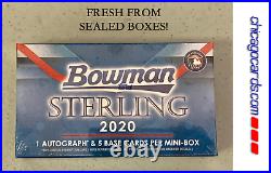 2020 Bowman Sterling Hobby MINI-Box 1 AUTO Poss. Robert Dominguez RC Mike Trout