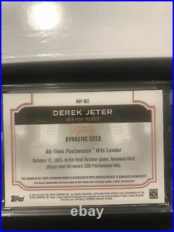 2020 Topps Dynasty #2 of 5 Derek Jeter Autographed and All Star Patch