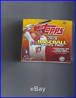 2020 Topps Jumbo Series 2 Factory Sealed Hobby Baseball Card Box & 2 Silver Pack