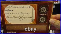 2020 Transcendent Franklin D. Roosevelt (FDR) Cut Signature Card 1/1 Auto RARE