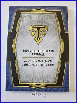 2020 Triple Threads Francisco Lindor All Star Game Jumbo Patch Logoman Book 1/1