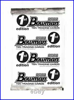 2021 Bowman Baseball 1st Edition Sealed Box (24 packs) CONFIRMED ORDER