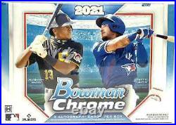 2021 Bowman Chrome Baseball Hta Choice Box Brand New Free Priority Shipping