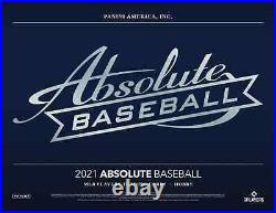 2021 Panini Absolute Baseball Hobby Box Brand New Sealed Free Priority Shipping