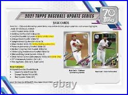 2021 Topps Update Mlb Baseball Jumbo Box Sealed New Free Shipping