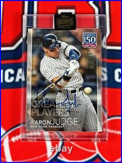 2022 Archives Signature Baseball Aaron Judge New York Yankees Autograph 1/1