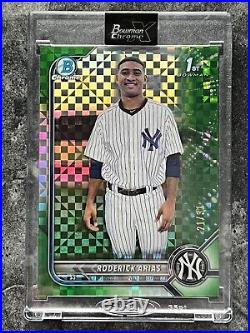 2022 Bowman Chrome X Roderick Arias X-Fractor #21/31 1st Bowman New York Yankees