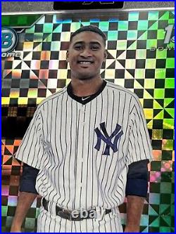 2022 Bowman Chrome X Roderick Arias X-Fractor #21/31 1st Bowman New York Yankees