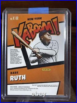 2022 Panini Absolute BABE RUTH Kaboom! Case Hit SSP New York Yankees Legend