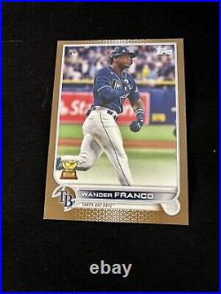 2022 Topps Series 1 WANDER FRANCO /2022 Gold Rookie Card Parallel #215