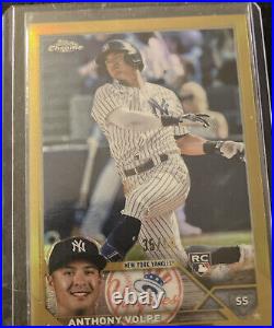 2023 Topps Chrome Gold Refractor ANTHONY VOLPE RC 35/50 New York Yankees