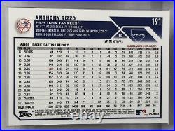 2023 Topps chrome 2/5 Anthony Rizzo True Red Refractor New York Yankees SSP