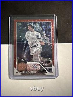 2023 Topps series 2 Anthony Volpe Pink Cracked Ice /199 New York Yankees