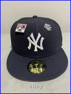 7 3/8 new era exclusive fitted rare big league chew side patch New York Yankees
