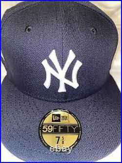 7 5/8 New York Yankees Navy Subway Series Icy Blue Bottom Fitted Hat