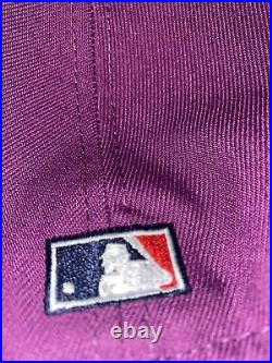 7 5/8 new york yankees purple 2008 all star game pink bottom fitted hat