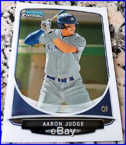 AARON JUDGE 2013 Bowman CHROME Baseball Rookie Card RC New York Yankees $$ HOT