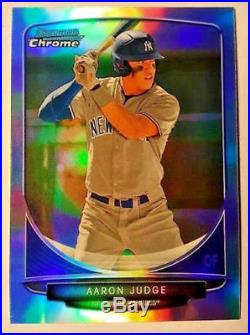 AARON JUDGE 2013 Bowman Chrome Draft REFRACTOR #19 Yankees Rookie Card RC QTY
