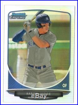 AARON JUDGE 2013 Bowman Chrome Draft REFRACTOR #19 Yankees Rookie Card RC QTY