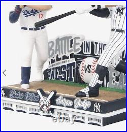 AARON JUDGE & OHTANI New York Yankees BATTLE IN THE BRONX Bobblehead xx/#524 NIB