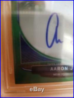 Aaron Judge 2013 Bowman Chrome Green Refractor Auto /75 Yankees Rookie Card