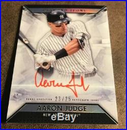 Aaron Judge 2019 Diamond Icons Red Ink On Card Auto #23/25 Ny Yankees