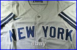 Aaron Judge / Autographed New York Yankees Grey Pro Style Baseball Jersey / Coa