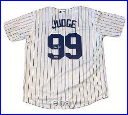 Aaron Judge Autographed New York Yankees MLB Pinstriped Jersey With COA