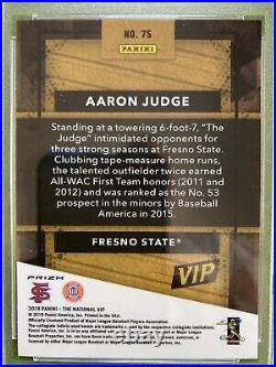 Aaron Judge LAZER PRIZM VIP SSP /99 SP PSA 9 CARD 2019 AARON JUDGE National VIP