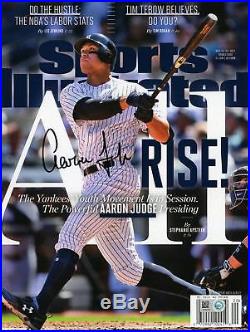 Aaron Judge Yankees Autographed All Rise Sports Illustrated Magazine Fanatics